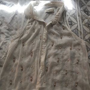 Abercrombie and Fitch Sheer Top